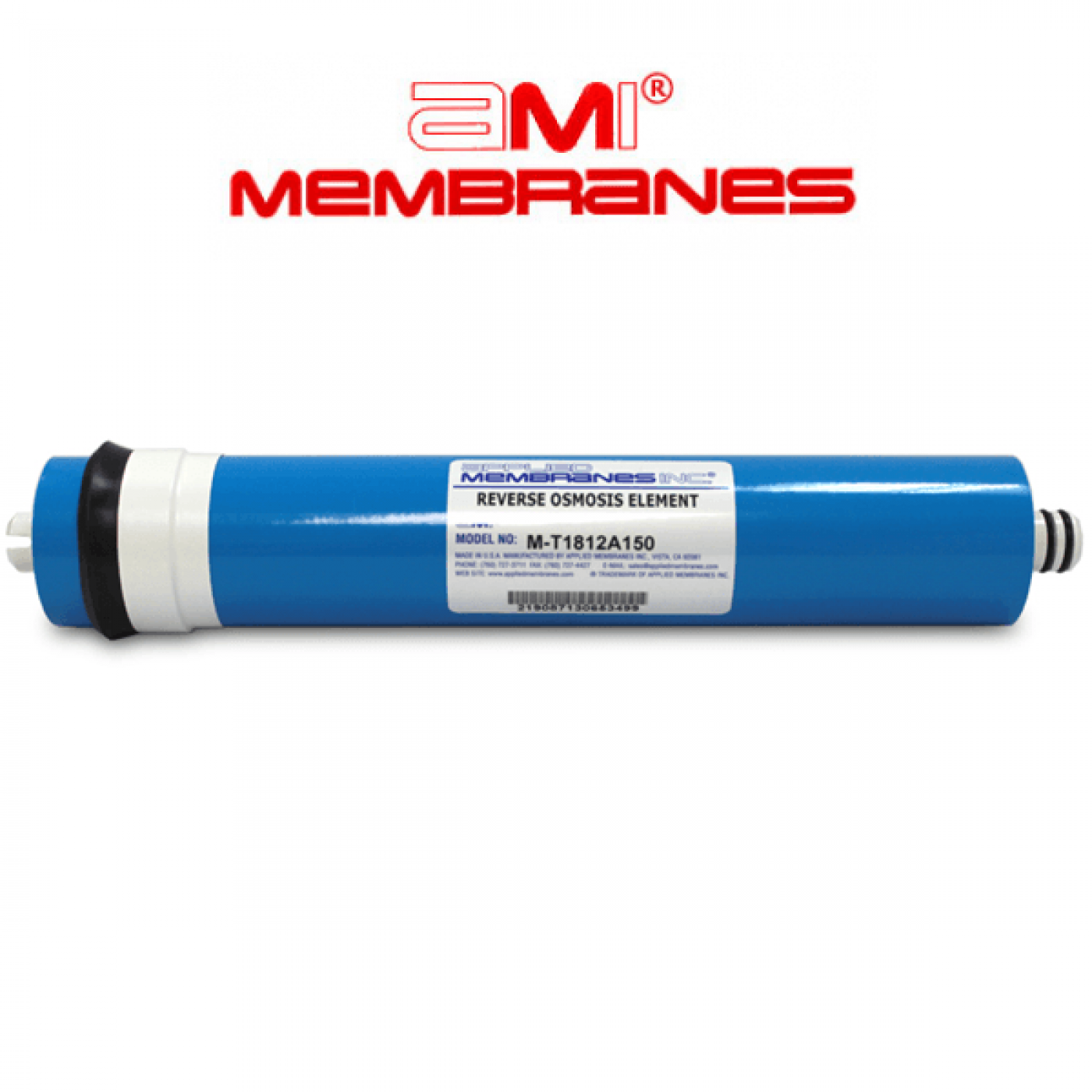 MEMBRANA 150 GPD 1812 AMI PER OSMOSI INVERSA