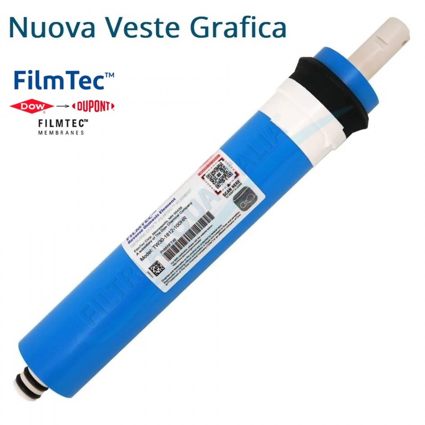 MEMBRANA OSMOSI INVERSA FILMTEC 100 GPD TW30-1812