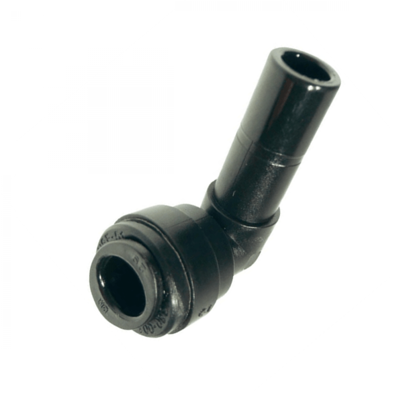 GOMITO CON CODOLO 6 mm Tubo 6 mm DM FIT