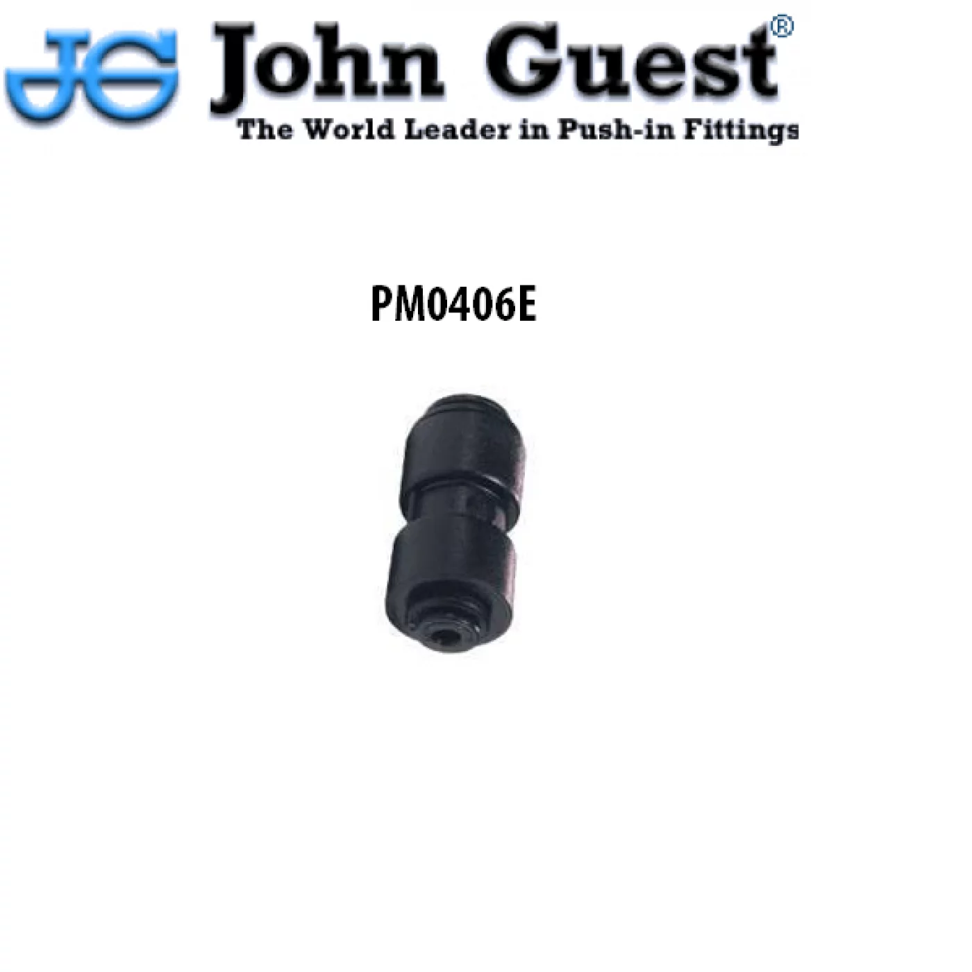 INTERMEDIO DIRITTO PER TUBO DA 6mm X 6 mm JOHN GUEST PM0406E INTERMEDIO DIRITTO PER TUBO DA 6mm X 6 mm JOHN GUEST PM0406E