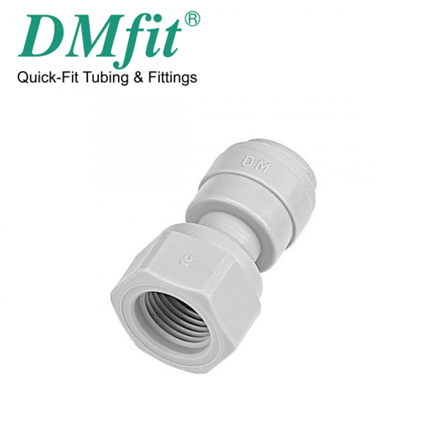 TERMINALE DIRITTO FEMMINA TUBO 1/4" x 1/14" FILETTO 