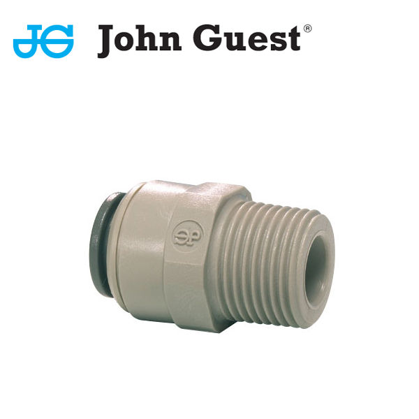 TERMINALE DIRITTO TUBO 1/2" X 3/8" FILETTO JOHN GUEST PI011623S