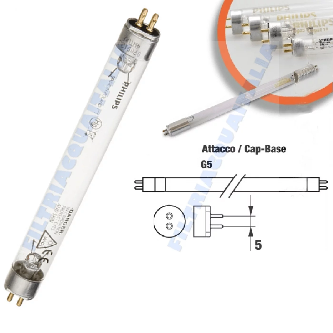 STERILIZZATORE UV ACQUA POTABILE 6 WATT
