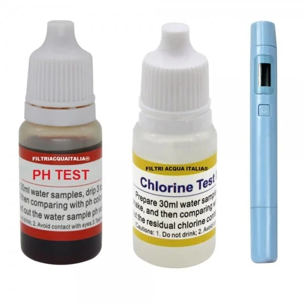 Test Cloro, pH e Tds Residuo Fisso | Filtri Acqua Italia Test Cloro, pH e Tds Residuo Fisso | Filtri Acqua Italia
