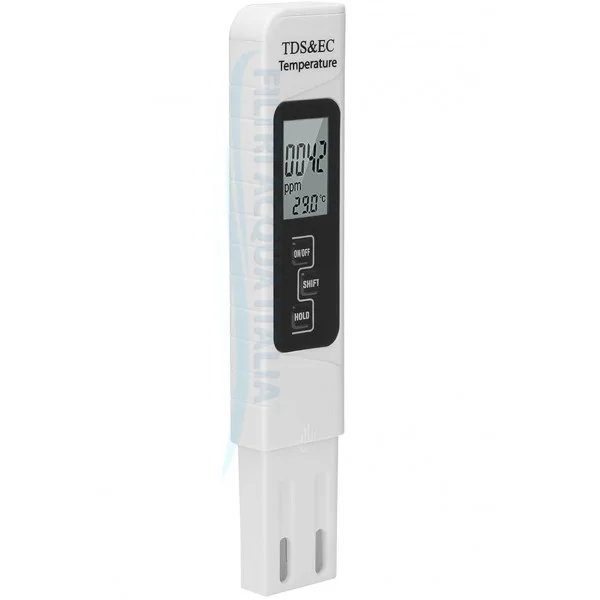 TESTER TDS CONDUCIBILITA' E TEMPERATURA MISURATORE SOLIDI DISCIOLTI TESTER TDS CONDUCIBILITA' E TEMPERATURA MISURATORE SOLIDI DISCIOLTI
