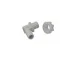 Raccordo portagomma 90° troppo pieno 3/8"