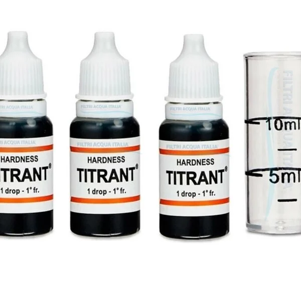 Titrant Test Durezza Acqua Set 3 Pezzi Titrant Test Durezza Acqua Set 3 Pezzi