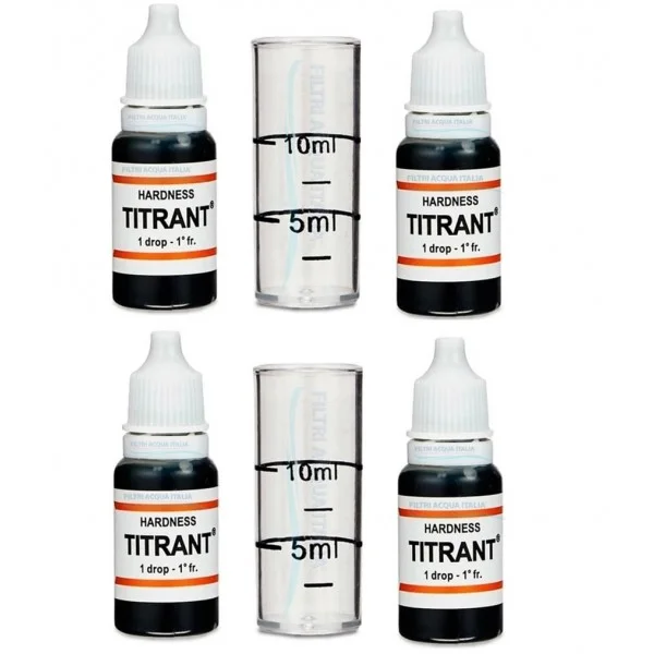 Titrant Kit Durezza Acqua Set 4 Pezzi Titrant Kit Durezza Acqua Set 4 Pezzi