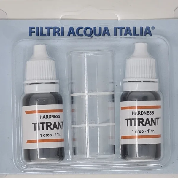 KIT ANALISI DUREZZA ACQUA TITRANT SET 2 PEZZI