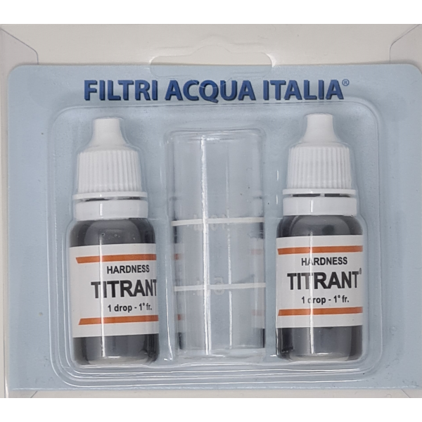 KIT ANALISI DUREZZA ACQUA TITRANT SET 2 PEZZI