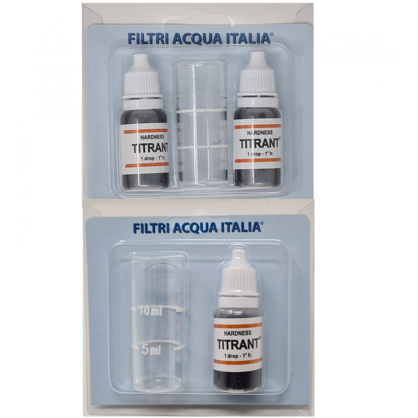 Titrant Test Durezza Acqua Set 3 Pezzi