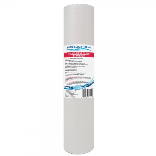 CARTUCCIA POLIPROPILENE 10" micron 5