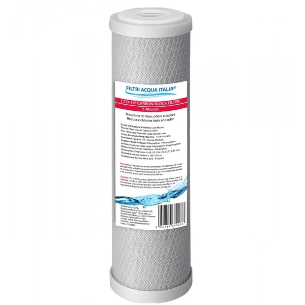 Cartuccia carbon block 5 micron 