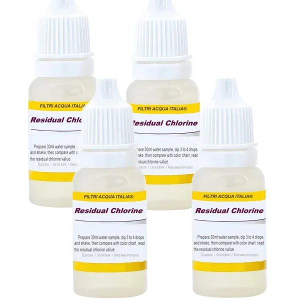 Cloro test acqua Set 4 Pezzi