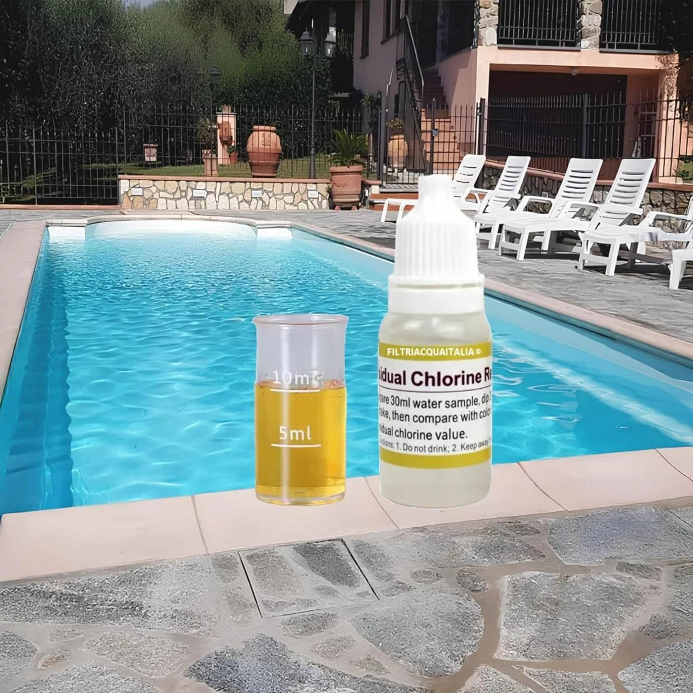 CLORO TEST ACQUA E PH SET 8 PEZZI CLORO TEST ACQUA E PH SET 8 PEZZI