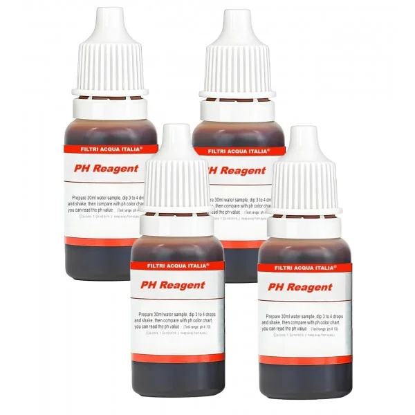 Misuratore ph per Test acqua del ph Set 4 Pezzi
