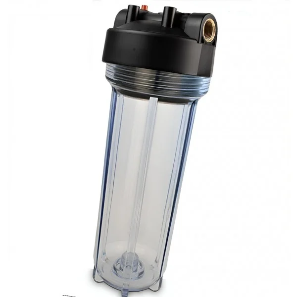 CONTENITORE FILTRO  ACQUA 10" ATTACCO 3/4 TRASPARENTE