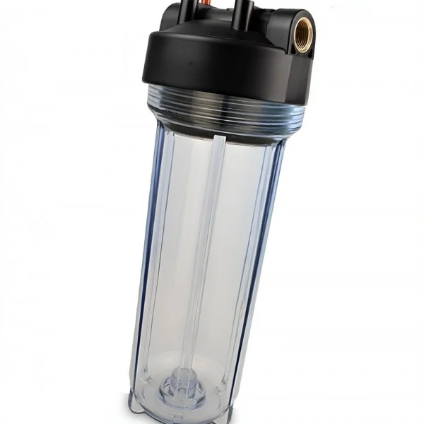 CONTENITORE FILTRO  ACQUA 10" ATTACCO 3/4 TRASPARENTE