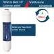 FILTRO ACQUA IN LINE CARBONE CAR 3009 2 X 10" ATTACCO 1/4 FPT FILTRO ACQUA IN LINE CARBONE CAR 3009 2 X 10" ATTACCO 1/4 FPT