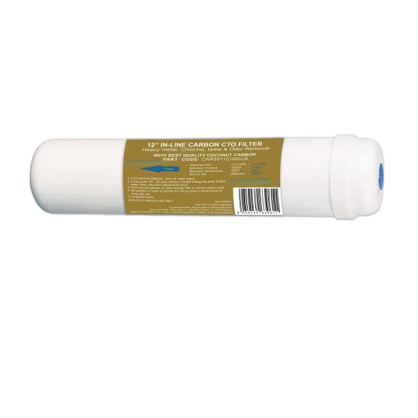 Filtro in Linea CAR 3011C Gold Carbon Block CTO 12 Pollici
