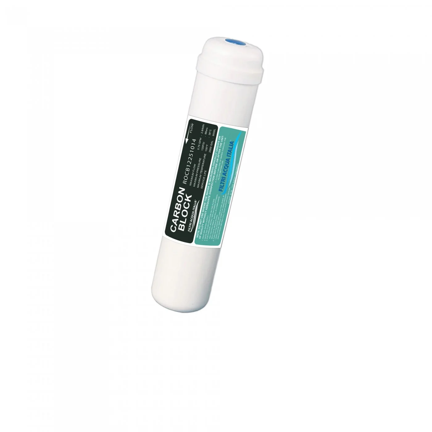 FILTRO T33 IN LINE CARBON BLOCK 2,5” X 11” ATTACCO 1/4” FILTRO T33 IN LINE CARBON BLOCK 2,5” X 11” ATTACCO 1/4”