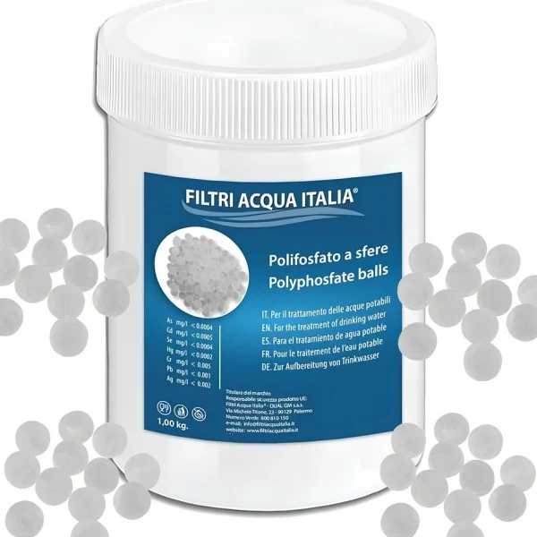 RICARICA POLIFOSFATO DA 1,5 KG. PER FILTRO ANTICALCARE PER LAVATRICE LAVOSTOVIGLIE RICARICA POLIFOSFATO DA 1,5 KG. PER FILTRO ANTICALCARE PER LAVATRICE LAVOSTOVIGLIE