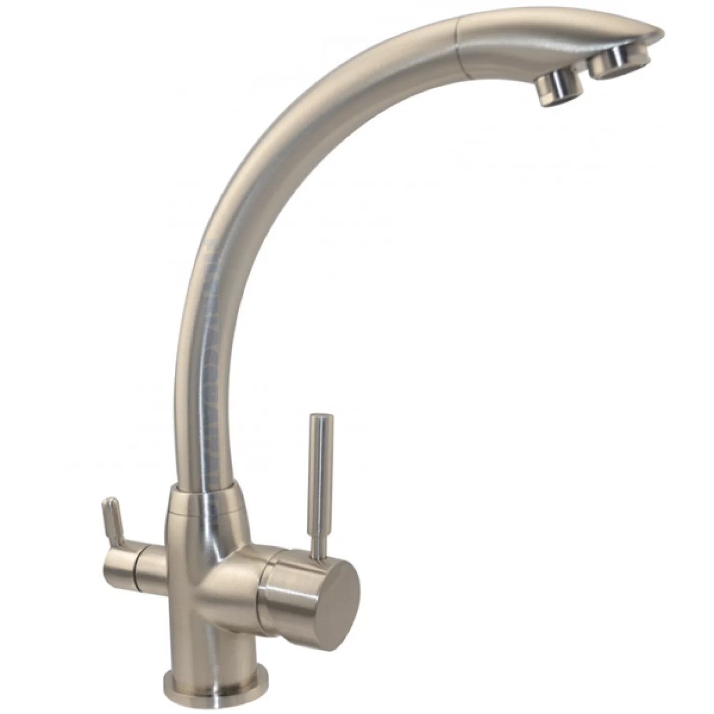 RUBINETTO TRE VIE SATINATO PER DEPURATORE ACQUA RUBINETTO TRE VIE SATINATO PER DEPURATORE ACQUA