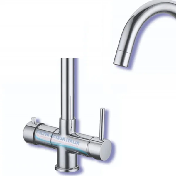 RUBINETTO A 5 VIE CROMATO PER DEPURATORE ACQUA DELUXE
