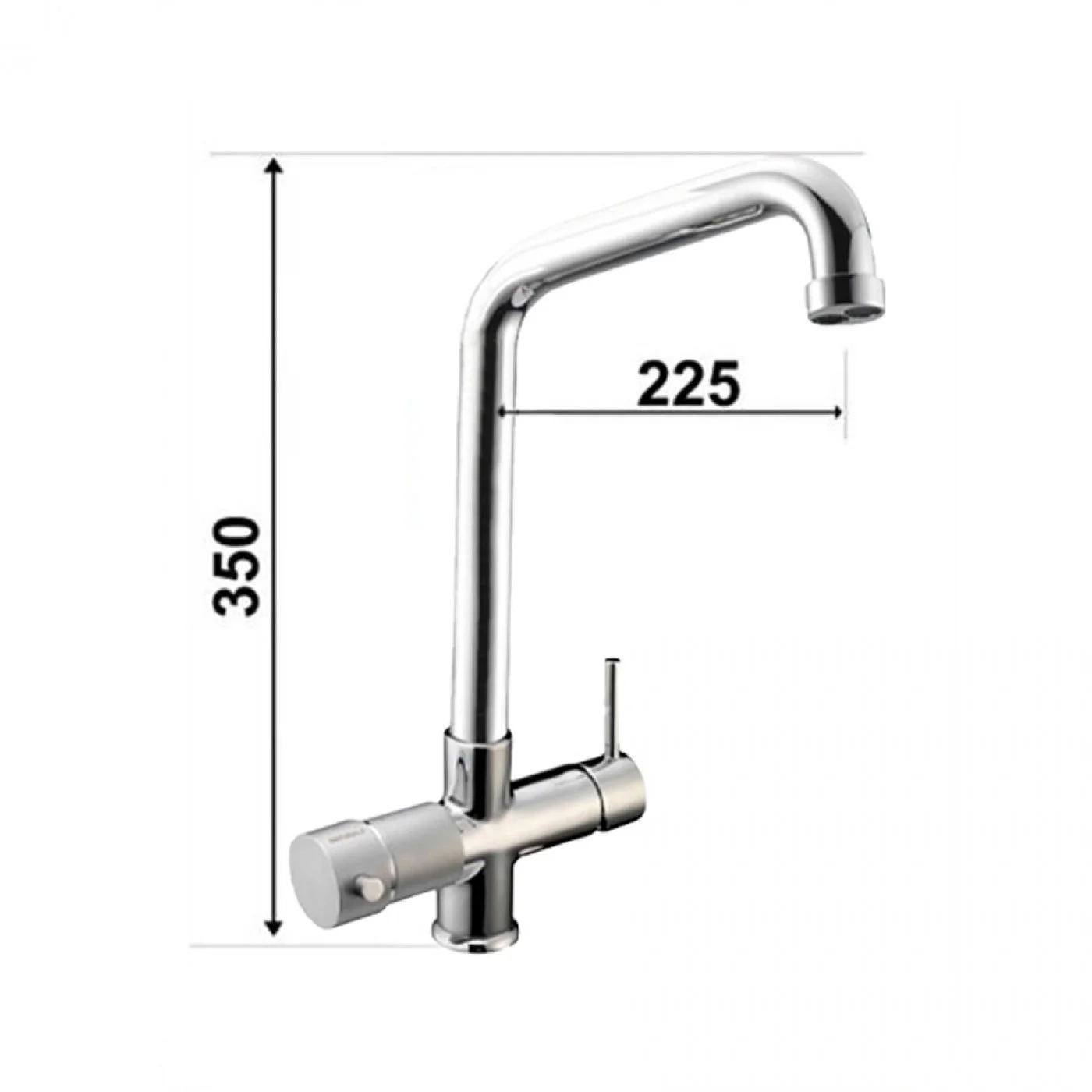 RUBINETTO A 5 VIE CROMATO SAM PER DEPURATORE ACQUA RUBINETTO A 5 VIE CROMATO SAM PER DEPURATORE ACQUA