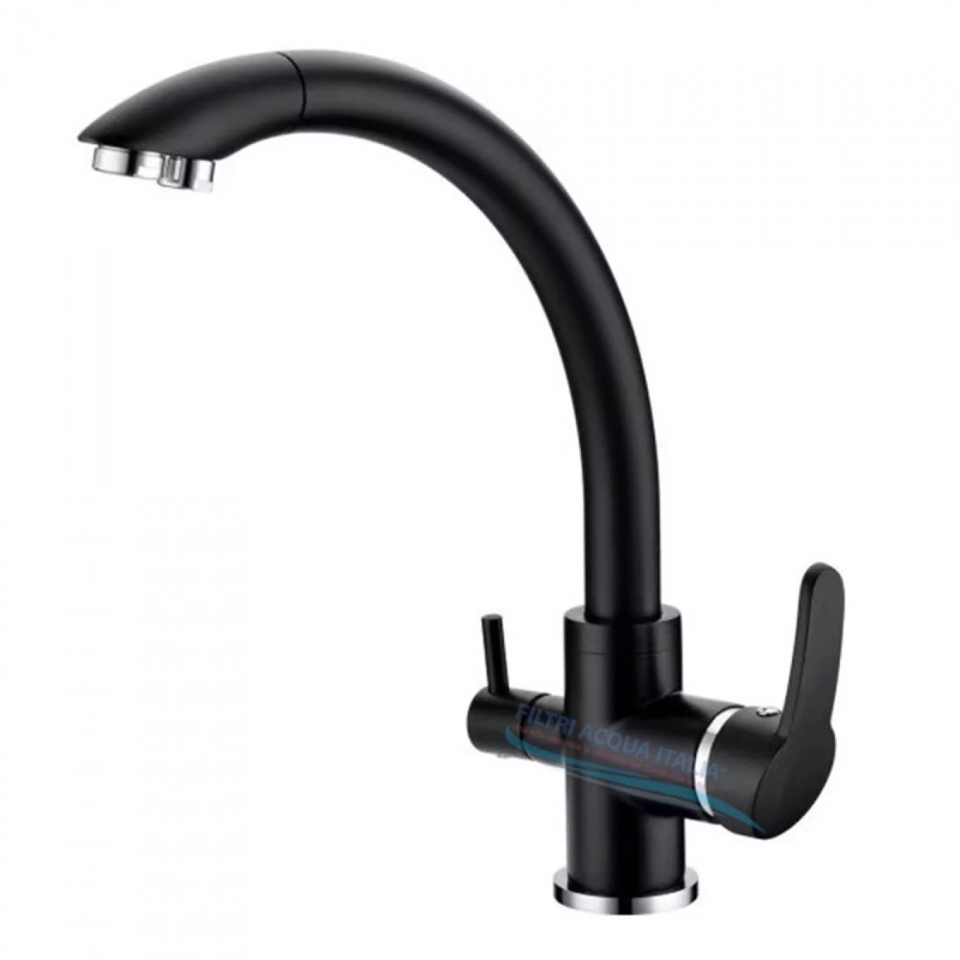 RUBINETTO 3 VIE NERO PER DEPURATORE ACQUA RUBINETTO 3 VIE NERO PER DEPURATORE ACQUA