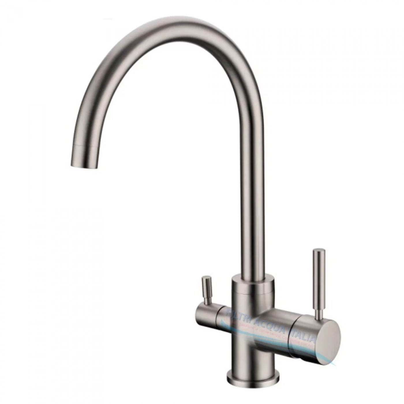 RUBINETTO 3 VIE NICKEL SPAZZOLATO PER DEPURATORE ACQUA RUBINETTO 3 VIE NICKEL SPAZZOLATO PER DEPURATORE ACQUA