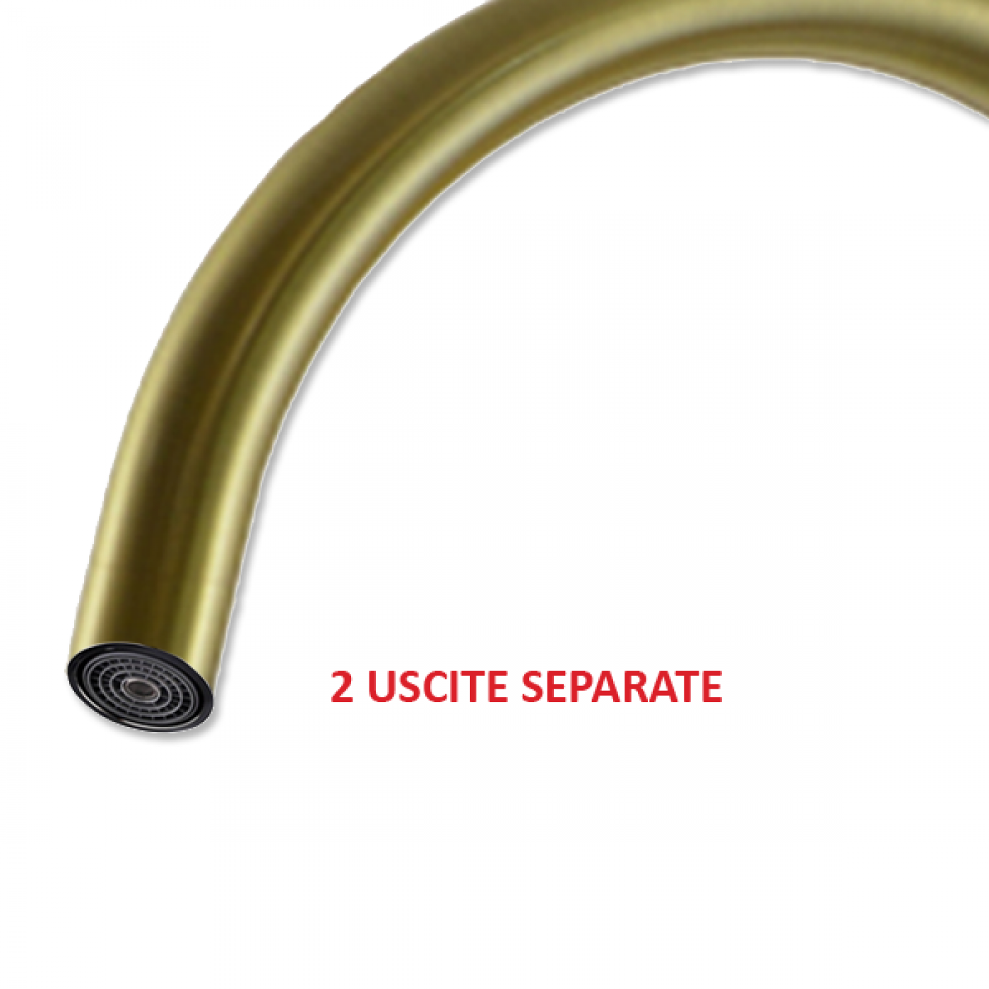 RUBINETTO 3 VIE OTTONE PER DEPURATORE ACQUA MODELLO POLDO