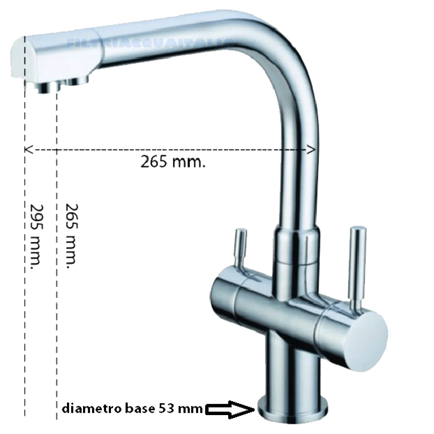 MISCELATORE 4 VIE BERNY PER DEPURATORE ACQUA